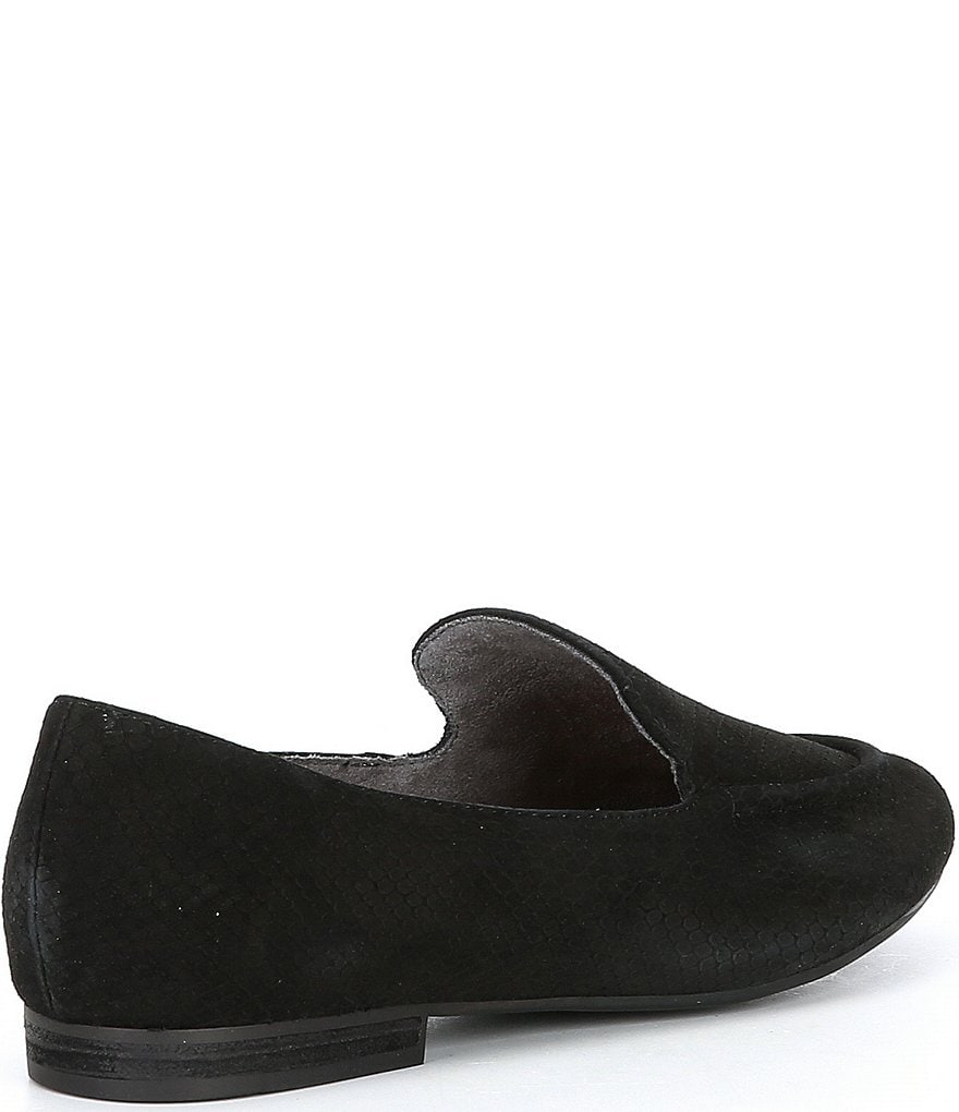 Me Too Aterra Suede Snake Print Loafers