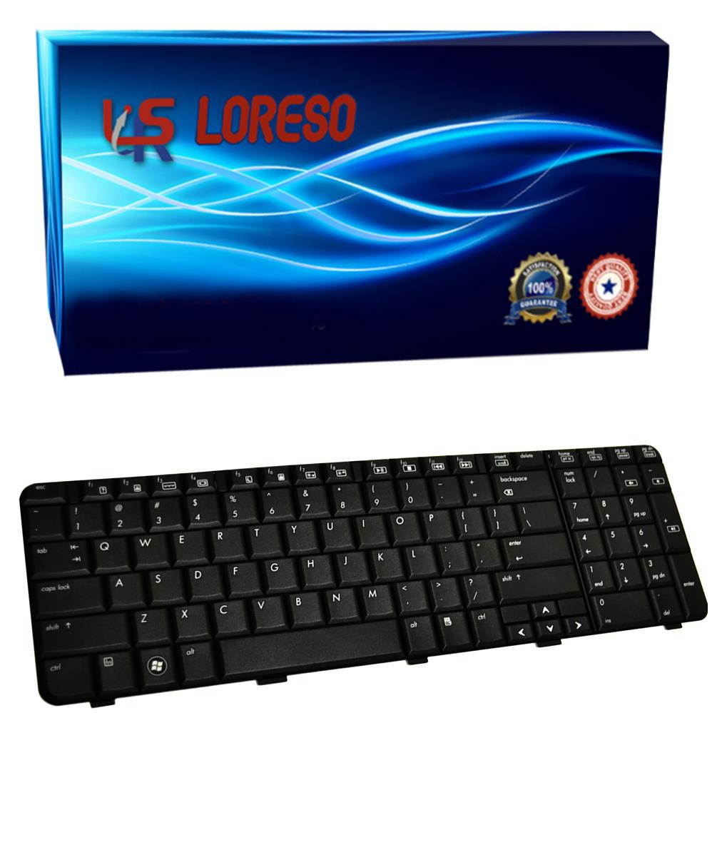 Loreso Compatible Keyboard Replacement for HP Compaq G71 G71t CQ71 517627-001 532808-001 - CQ71-100 CQ71-200 CQ71-300 CQ71-400 G71-300 G71-400 Series - (Black)