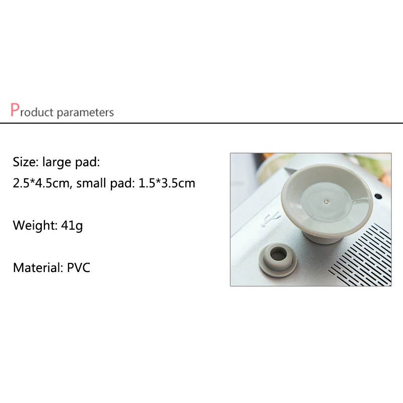 4Pcs Laptop Notebook Cooling Pads Skidproof Notebook Accessory Laptop Heat Reduction Pad Cooling Feet Stand Holder New