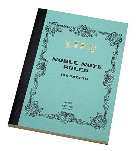 Life Noble Notes Bound On Side Stitched Notebooks: 6 in. x 8 in. (Blue Cover, Lined Pages)
