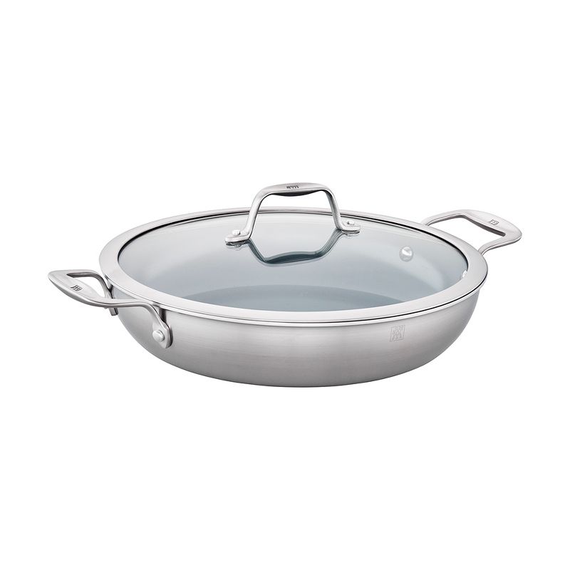 ZWILLING Spirit 3-ply 4-qt Stainless Steel Ceramic Nonstick Braiser