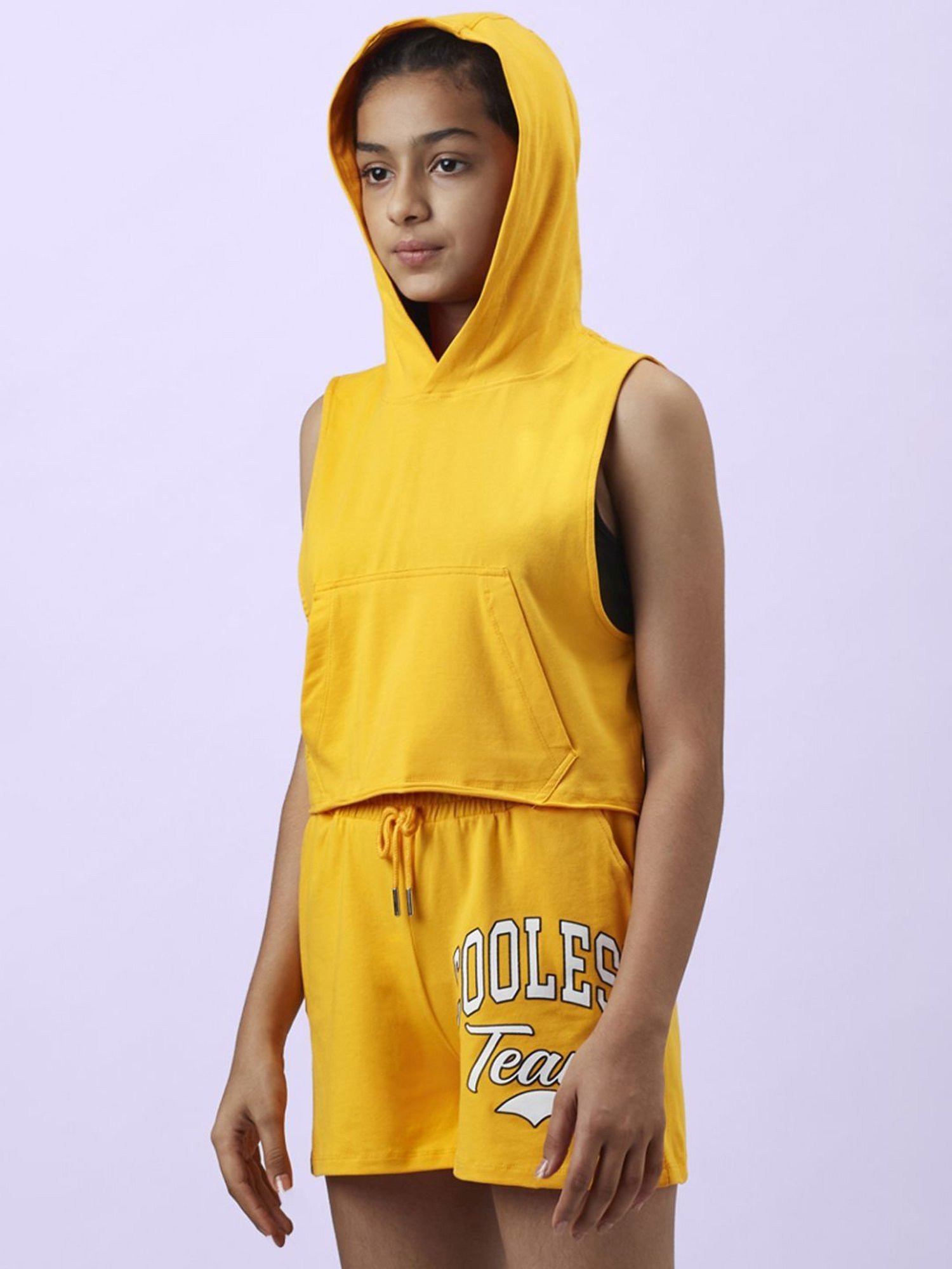 Mothercare Kids White & Yellow Cotton Printed Top Set