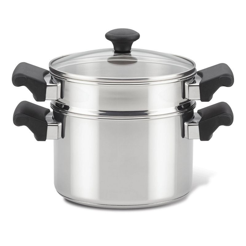 Farberware Classic Traditions 3qt Stainless Steel Sauce Pot with Steamer