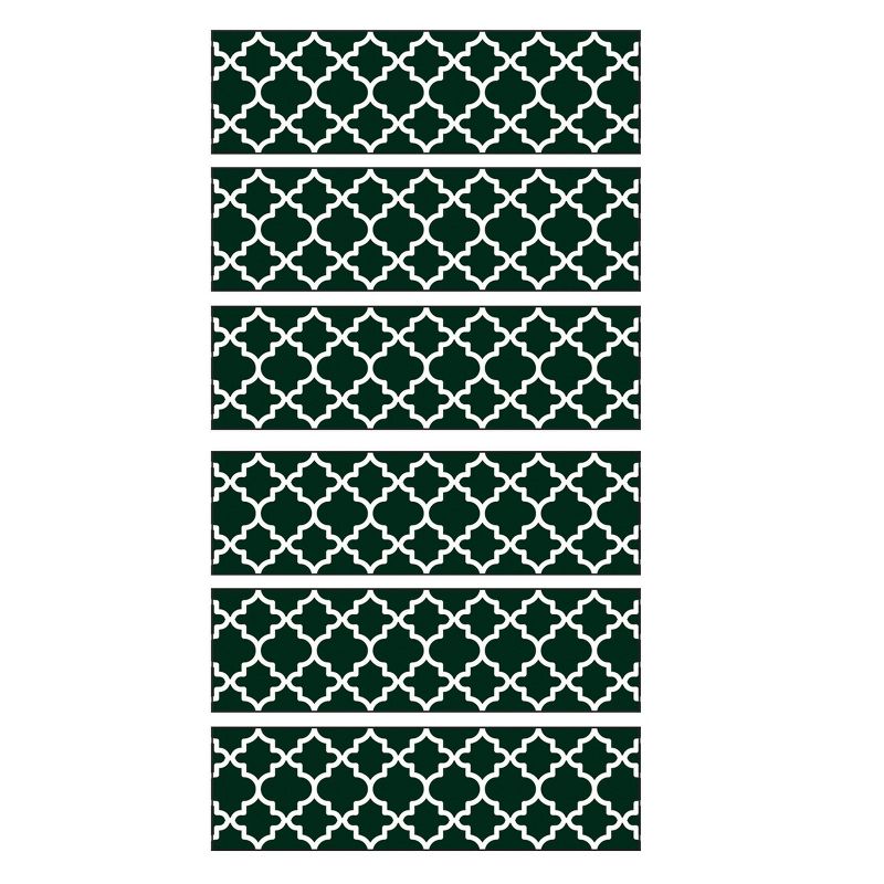 6pk 35.75ft Moroccan Classroom Borders Black - TREND