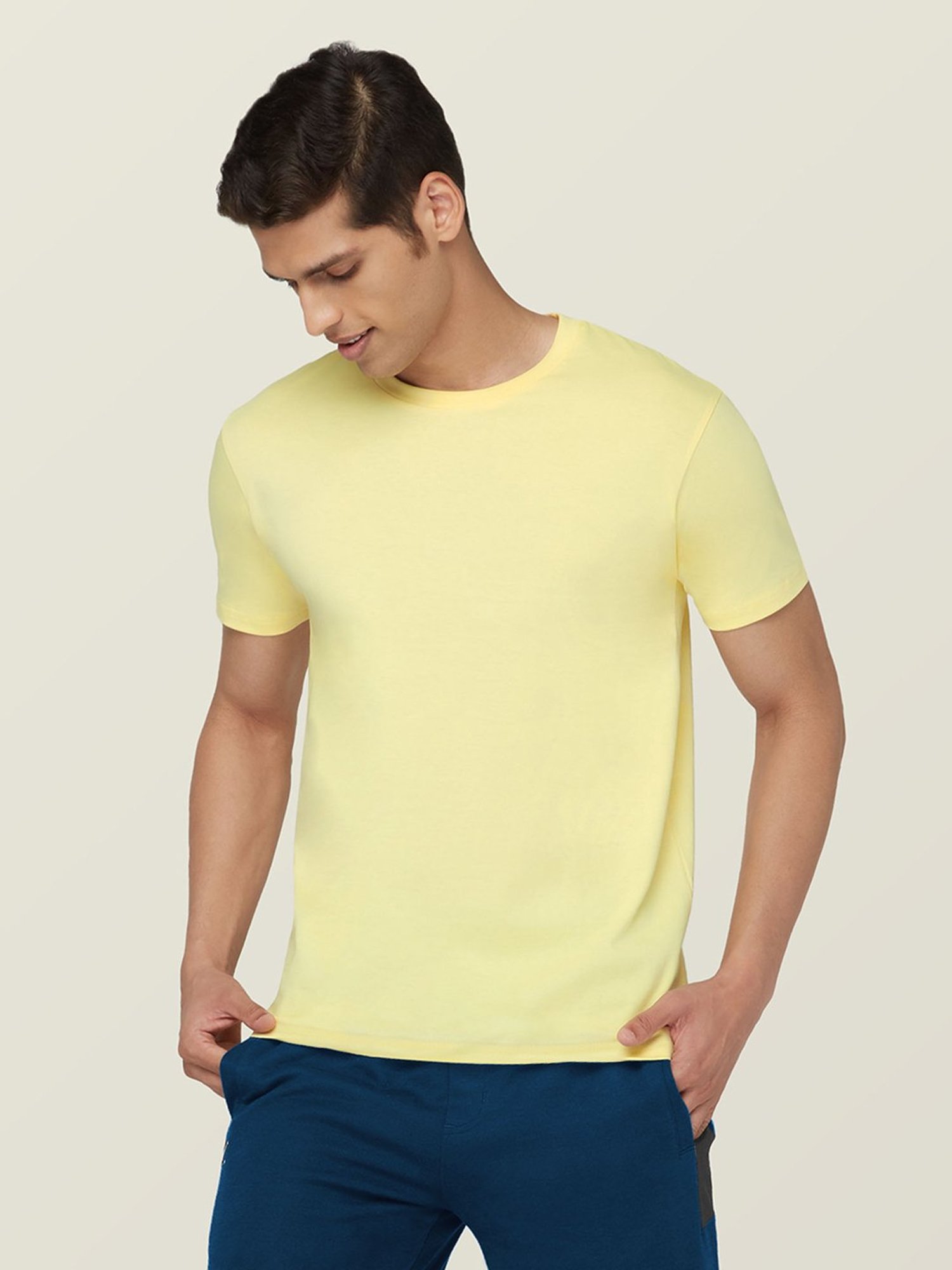 XYXX Light Yellow Crew T-Shirt
