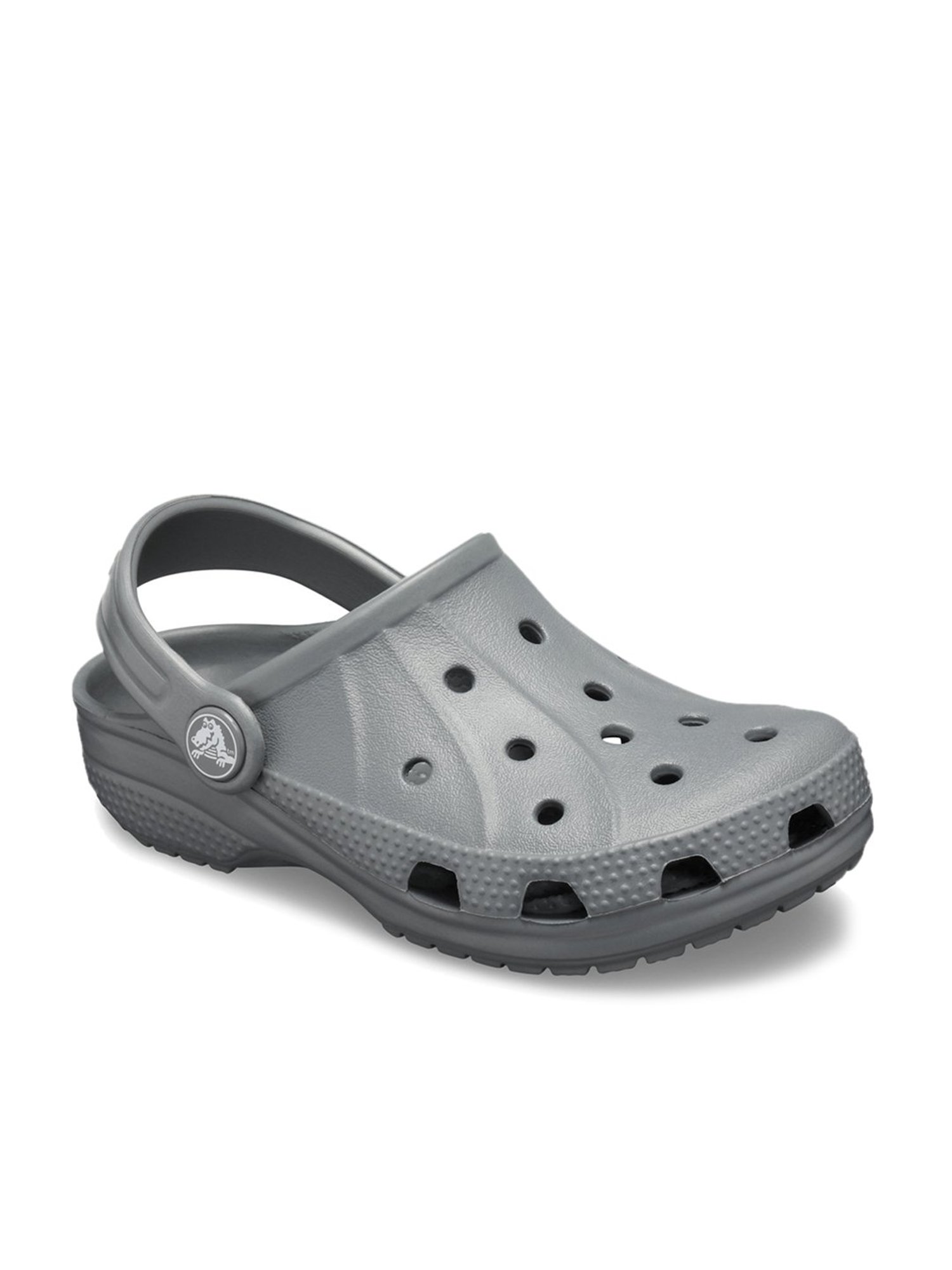Crocs Kids Ralen Charcoal Grey Back Strap Clogs