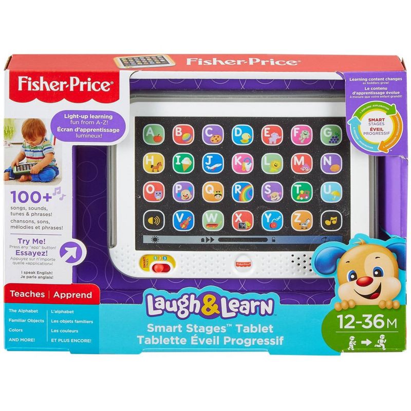 Fisher Price Laugh & Learn Smart Stages Tablet - Gray