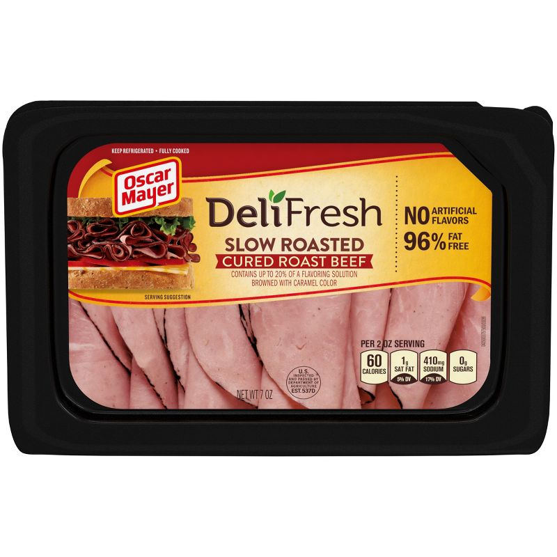 Oscar Mayer Deli Fresh Slow Roasted Cured Beef - 7oz