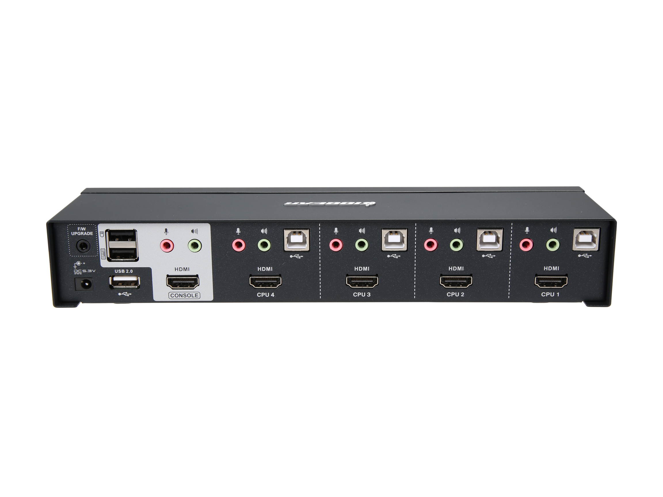 IOGEAR GCS1794DPKIT&nbsp;4-Port HDMI and DisplayPort KVMP Kit with USB Hub and Audio