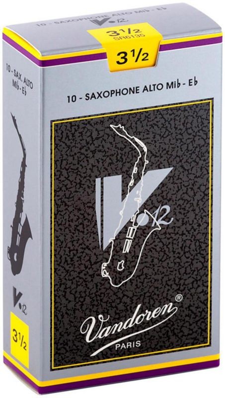 10-Pack of Vandoren 3.5 Alto Saxophone V12 Reeds