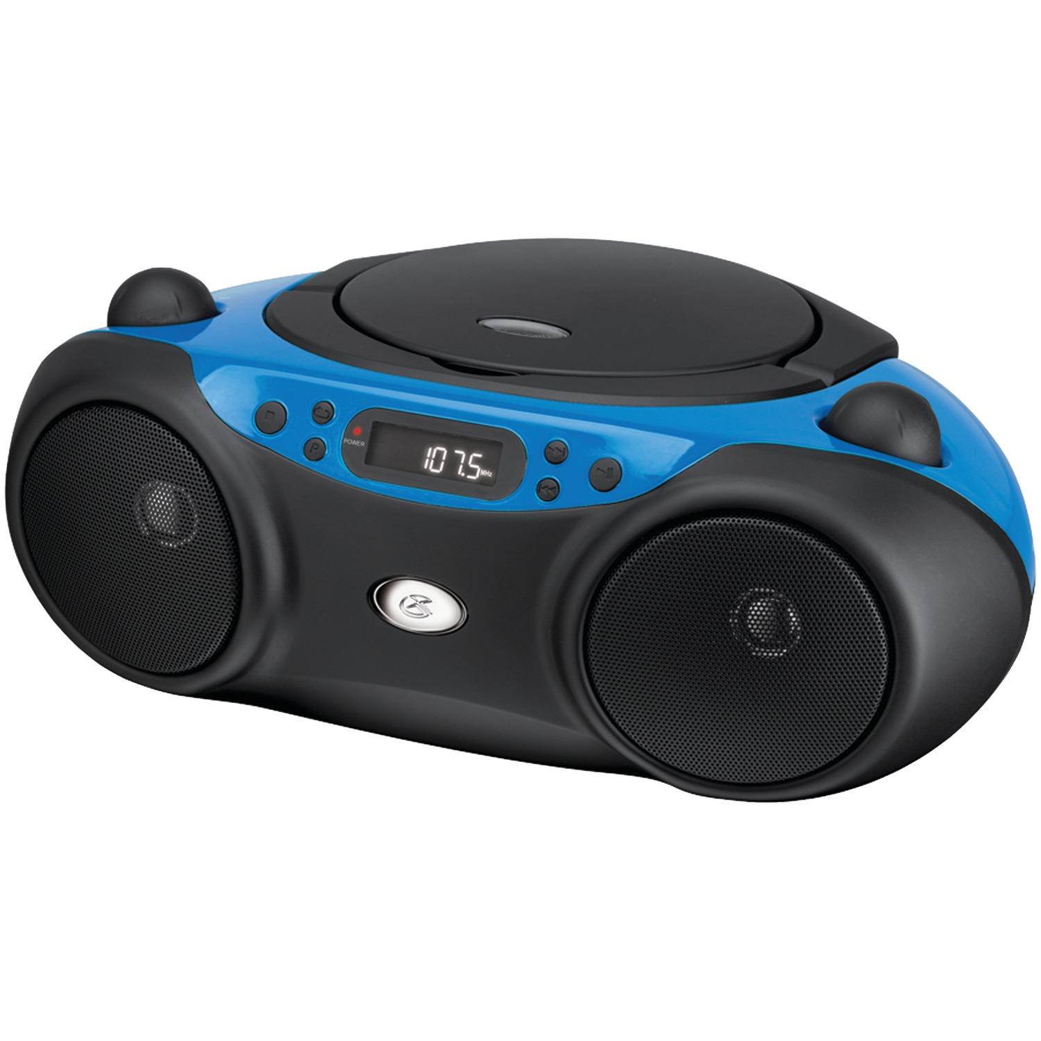 GPX BC232BU Sporty CD & Radio Boom Box (Blue)