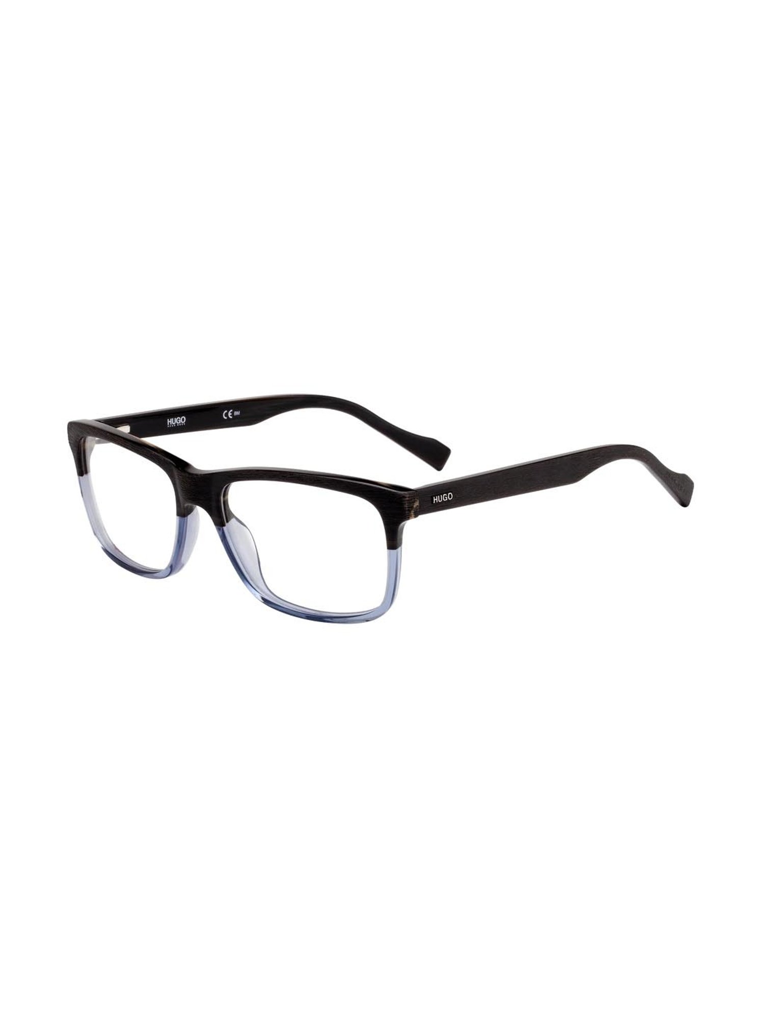 HUGO Brown Rectangular Eye Frames for Men