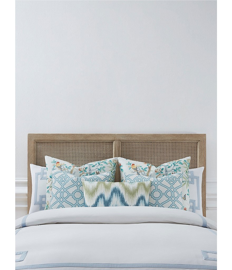 Villa by Noble Excellence Leelo Blue Breakfast Pillow
