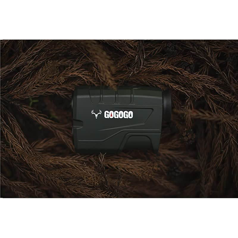 1200 Yards Laser Range Finder, Hunting with Flagpole Lock - Ranging - Speed and Scan 6X Rangefinders with USB Cable