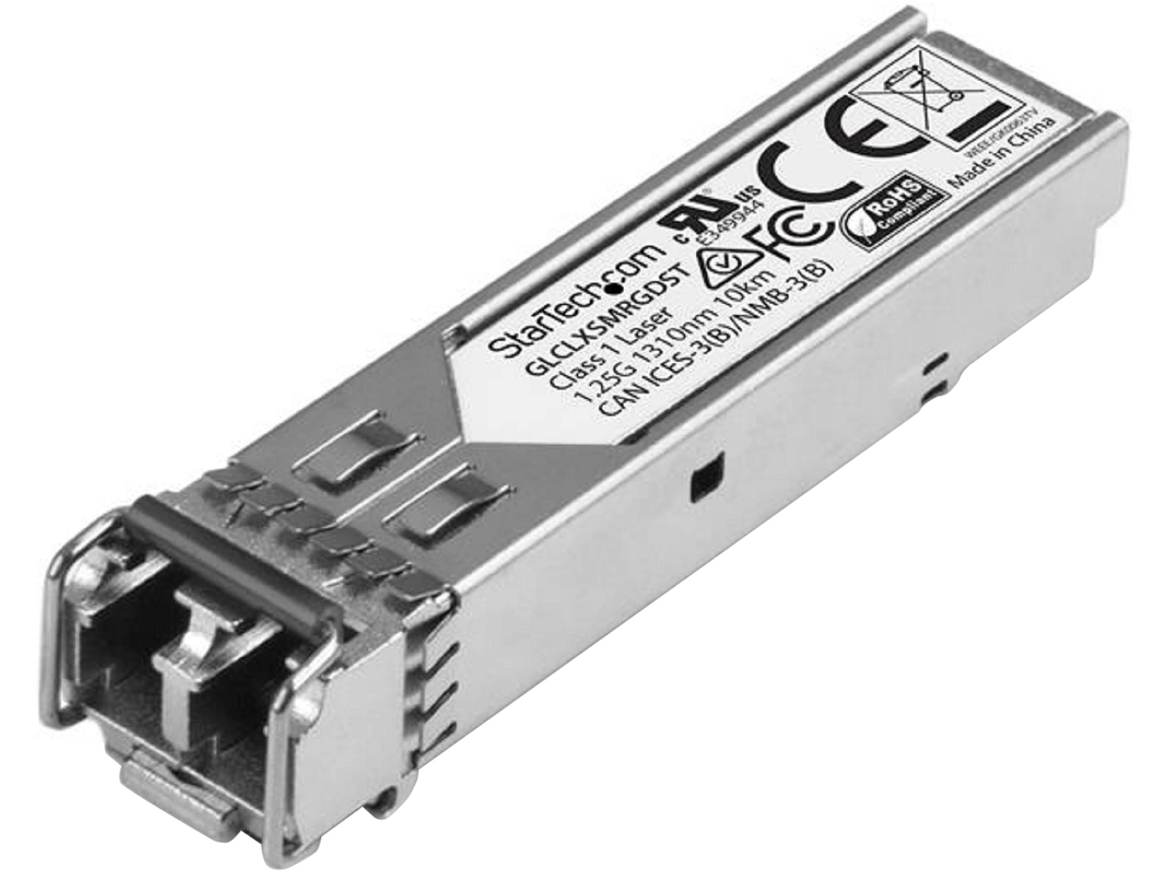 StarTech.com GLCLXSMRGDST Cisco GLC-LX-SM-RGD Compatible SFP Module - 1000BASE-LX Fiber Optical Transceiver - GLCLXSMRGDST