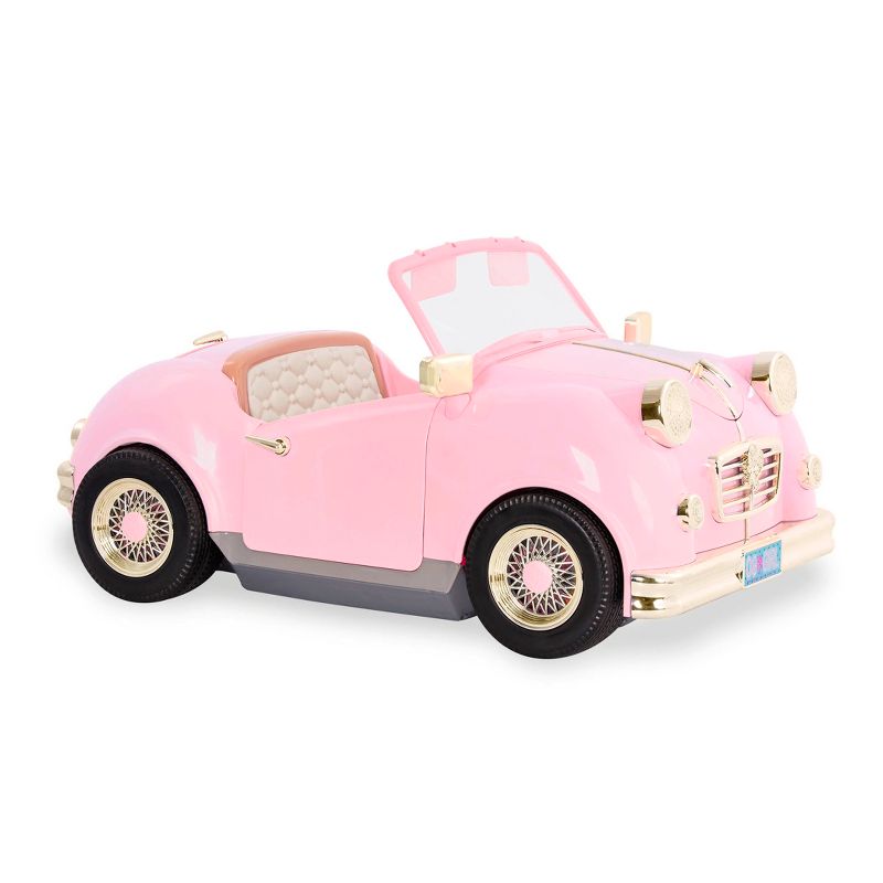 Our Generation In the Driver Seat Retro Cruiser - Pink Convertible for 18" Dolls