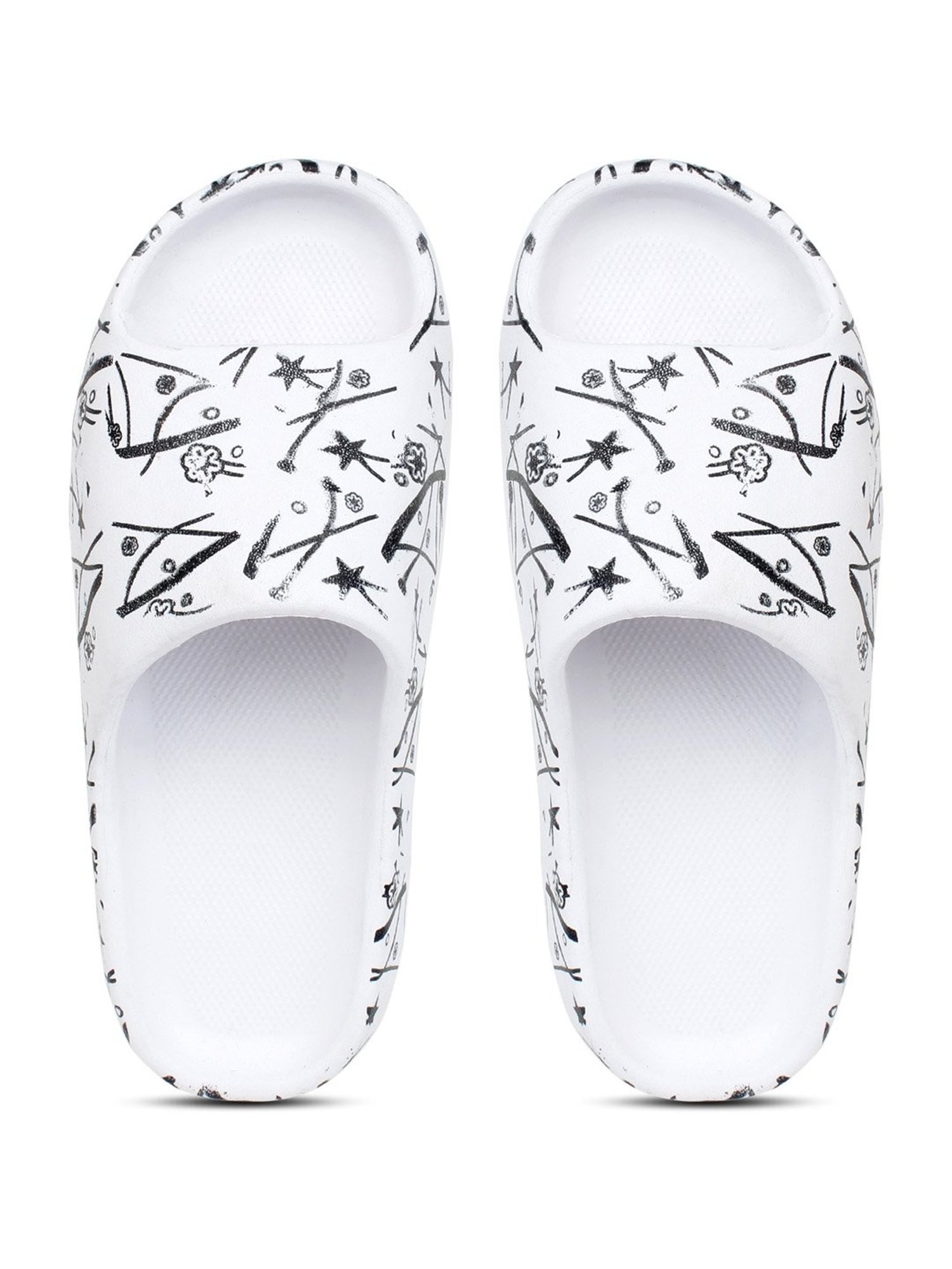 Pampy Angel Men's White Slides