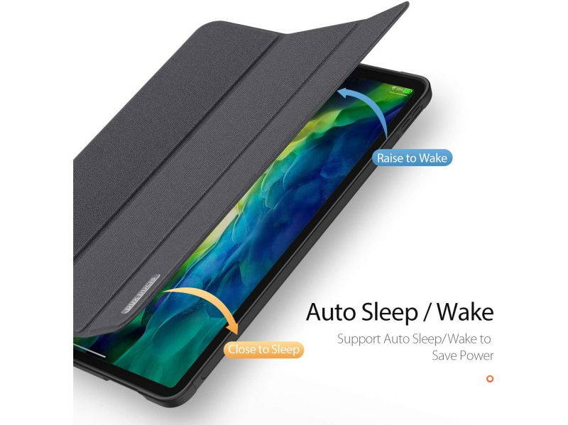 Leather Case for Pro 12.9 2020/2018,Trifold Smart Case with Auto Sleep/Wake,Slim Cover with Stand Pen Holder Soft TPU Back Cover,Support wireless Charging