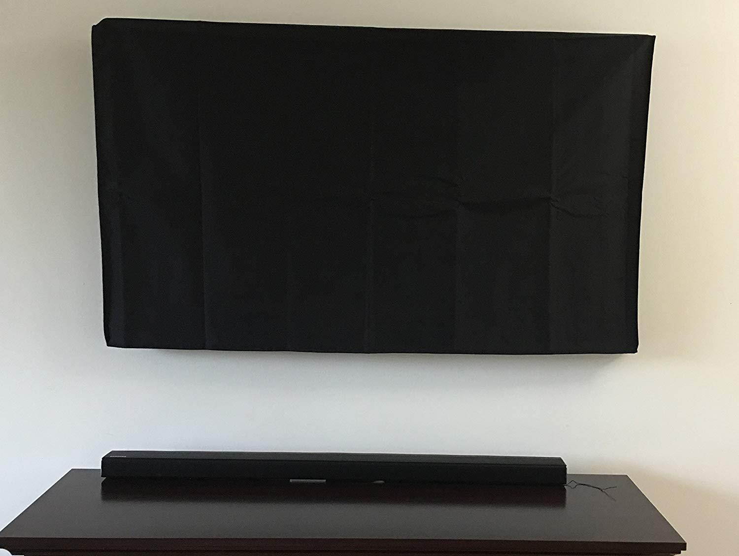 55'' LG QLED55C6P CURVED 55'' 4K UHD SMART LED TV Cover,Heavy Duty Material, Water Resistant,Maximize TV Life Cover Size 50''W x 4.5''D x 29''H