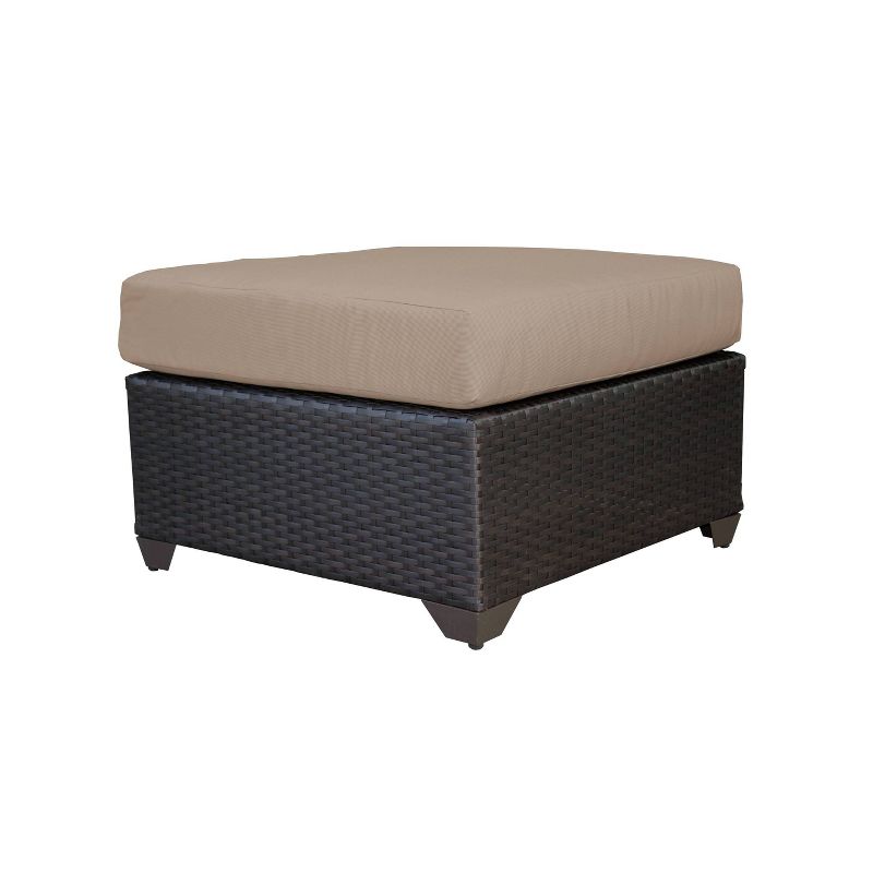 3pc Outdoor Wicker Conversation Set with Sofa Chairs & Table - Crestlive Products