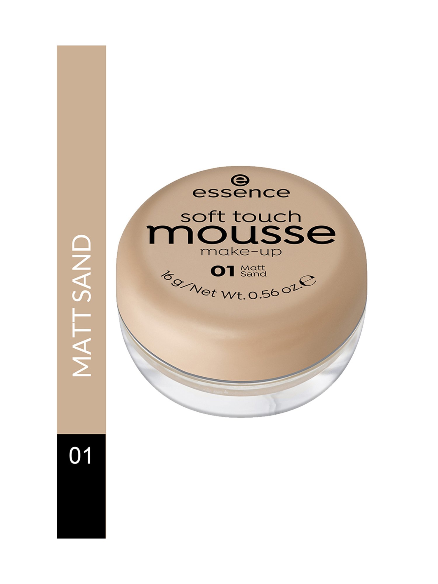 Essence Soft Touch Mousse Make-up 01 Matt Sand - 16 gm