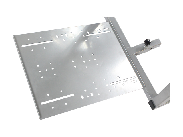 GTR Racing Simulator GTAF-S-S105LBKRD - GTA-F Model (Silver) Triple or Single Monitor Stand with Black/Red Adjustable Leatherette Seat, Racing Simulator Cockpit gaming chair Single Monitor Stand