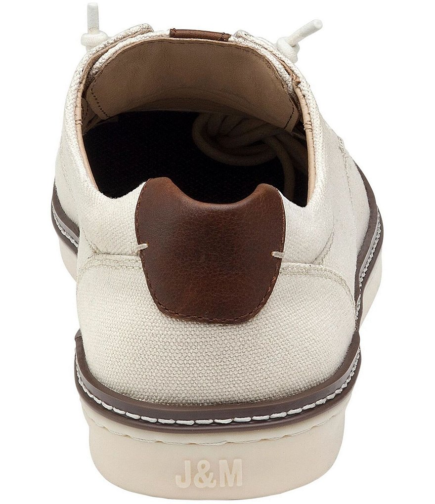 Johnston & Murphy Men's McGuffey Canvas Elastic Lace Slip-Ons