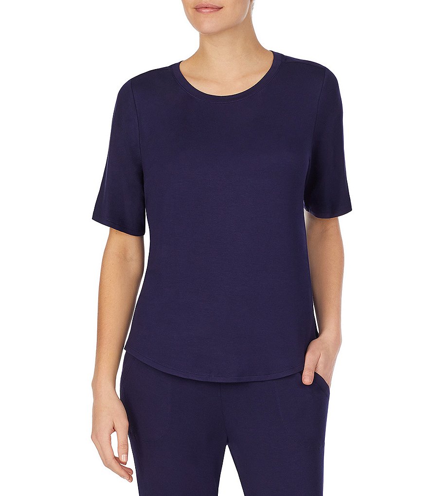 iRelax Solid Print French Terry Coordinating Top