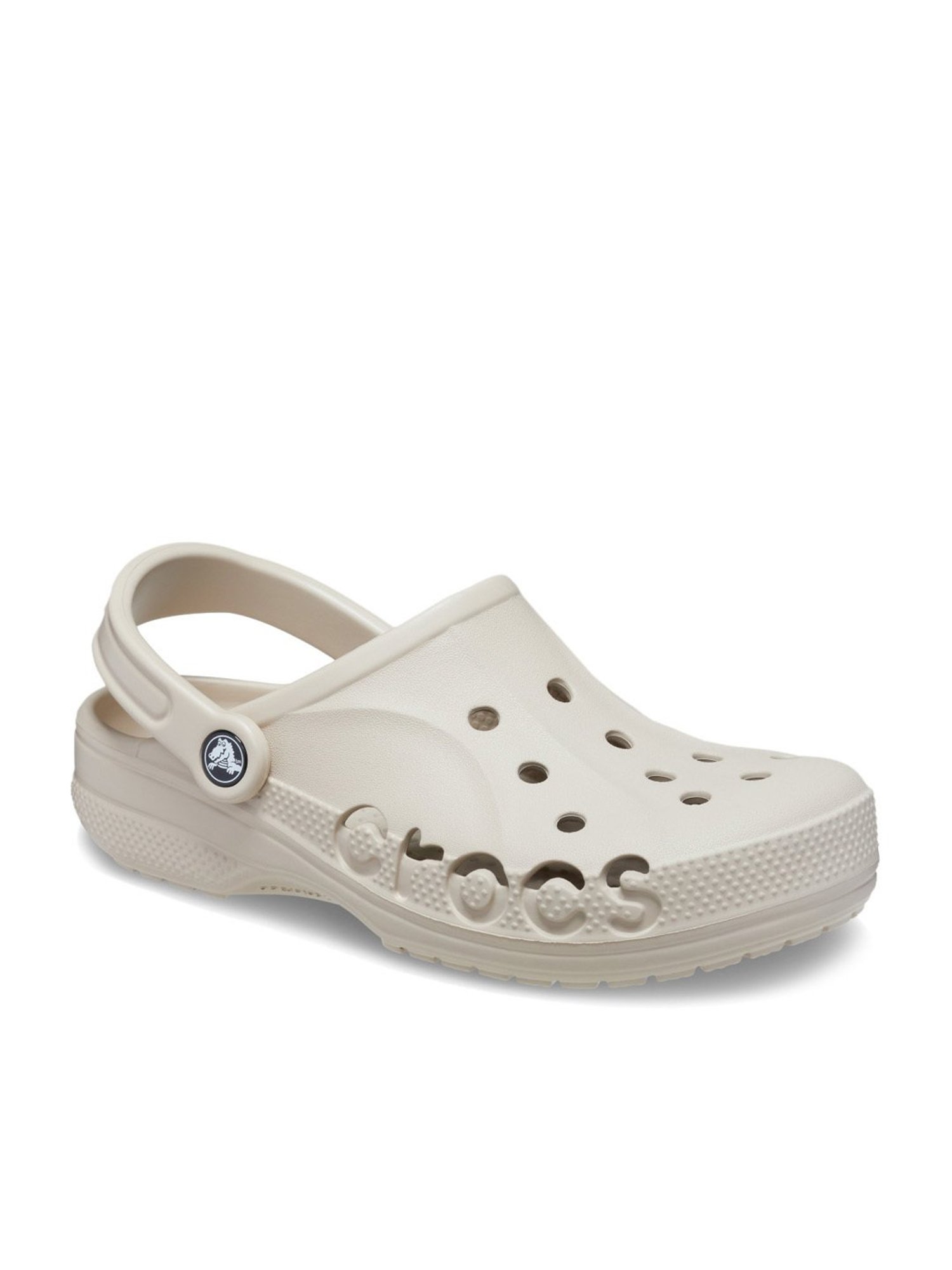 Crocs Men's Baya Grey Back Strap Clogs