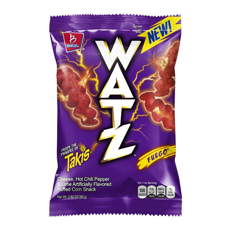 Watz Fuego Puffed Snacks - 2.82oz