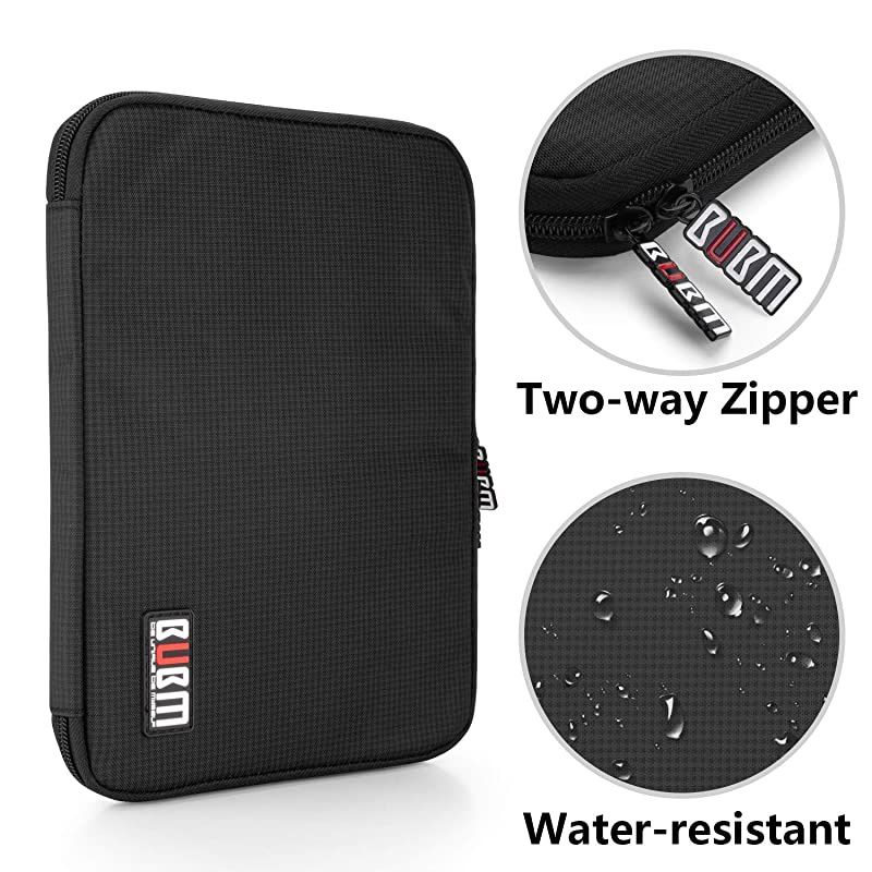 Travel Cable Organizer Universal Electronics Accessories Storage Bag for Cord Earphone USB Flash Drive Memory Card and More Lightweight and CompactBlack