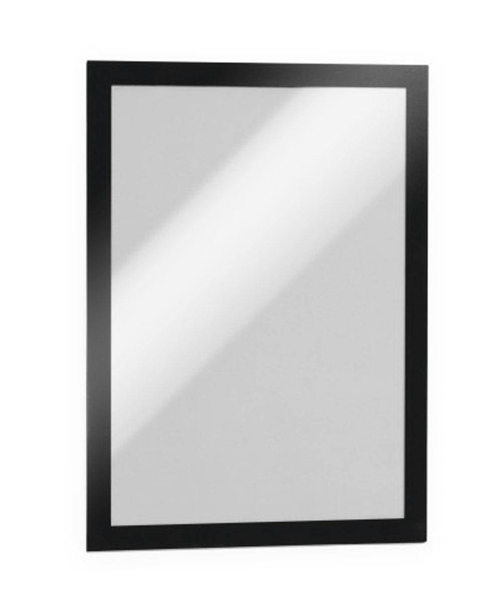 Durable Duraframe Sign Holder, 8 1/2 X 11, Black Frame, 2 Per Pack 476801