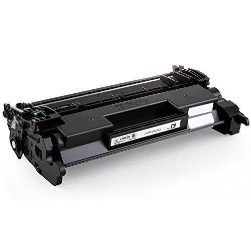 LINKYO Replacement for HP 26A CF226A Toner Cartridge (Black, 2-Pack)