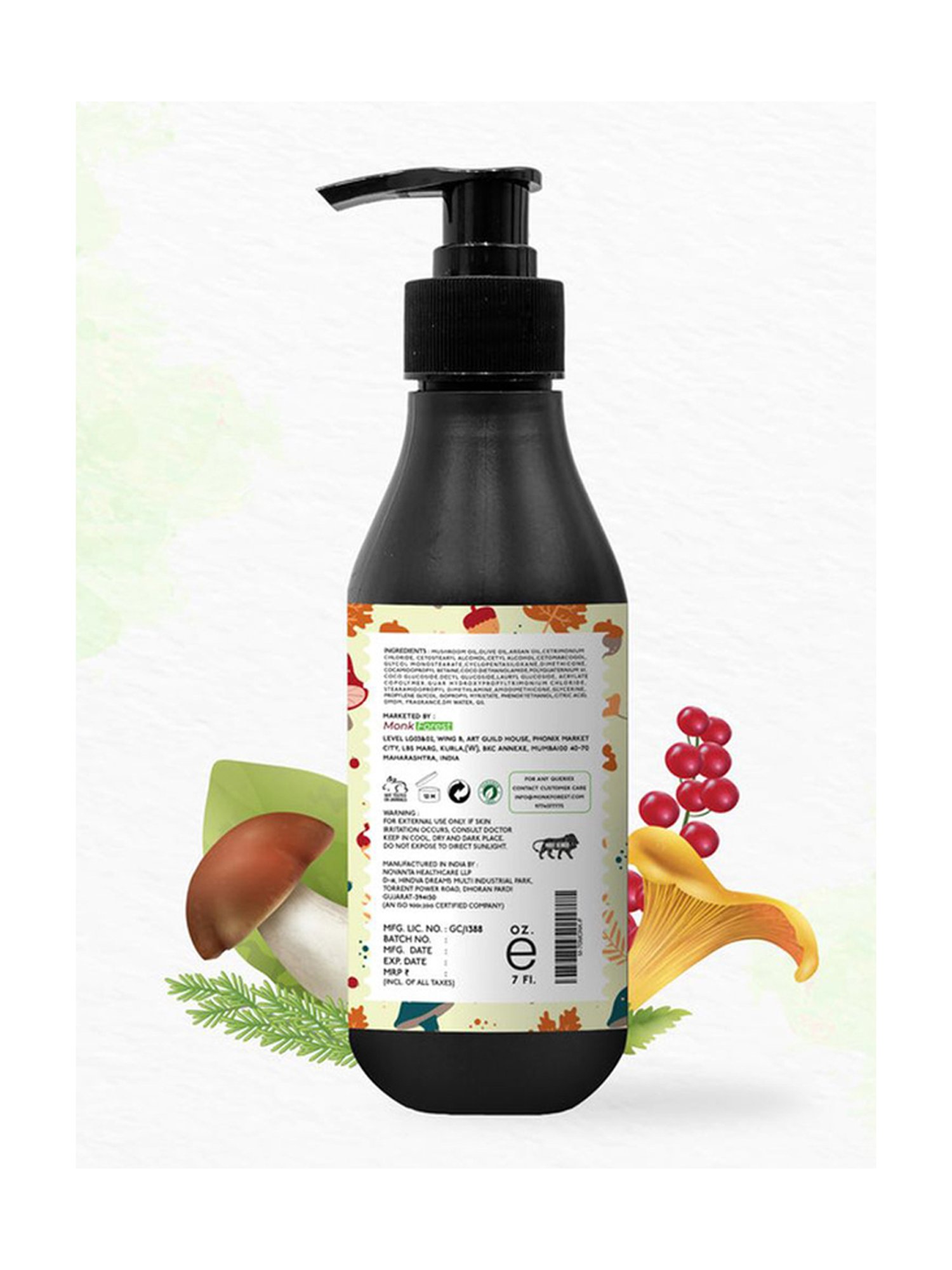 Monk Forest Mushroom Hair Conditioner for Hair Protection - 200 ml