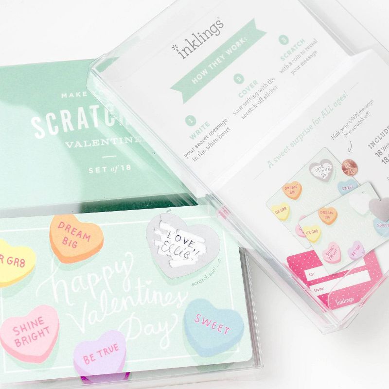 Scratch Off Sweetheart Valentines Day Cards