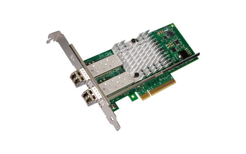 Intel&reg; Ethernet Converged Network Adapter X520-SR2 - PCI Express x8 - 2 Port - 10GBase-SR - Internal - Full-height, Low-profile - Retail