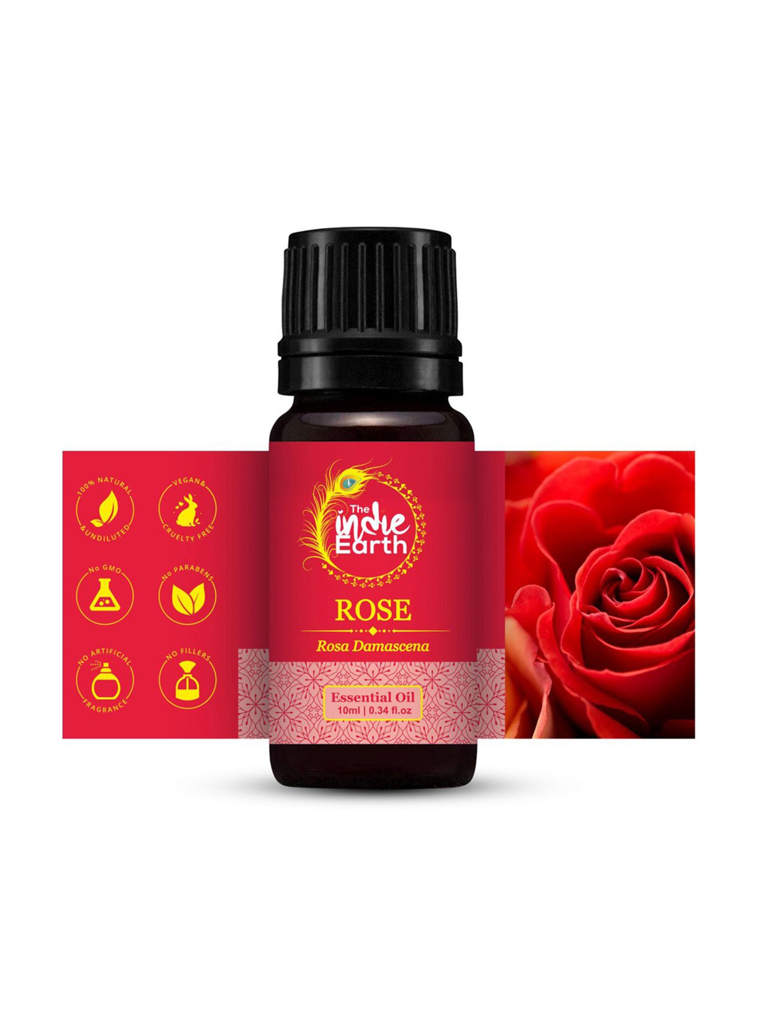 The Indie Earth Rose Essential Oil - 10 ml