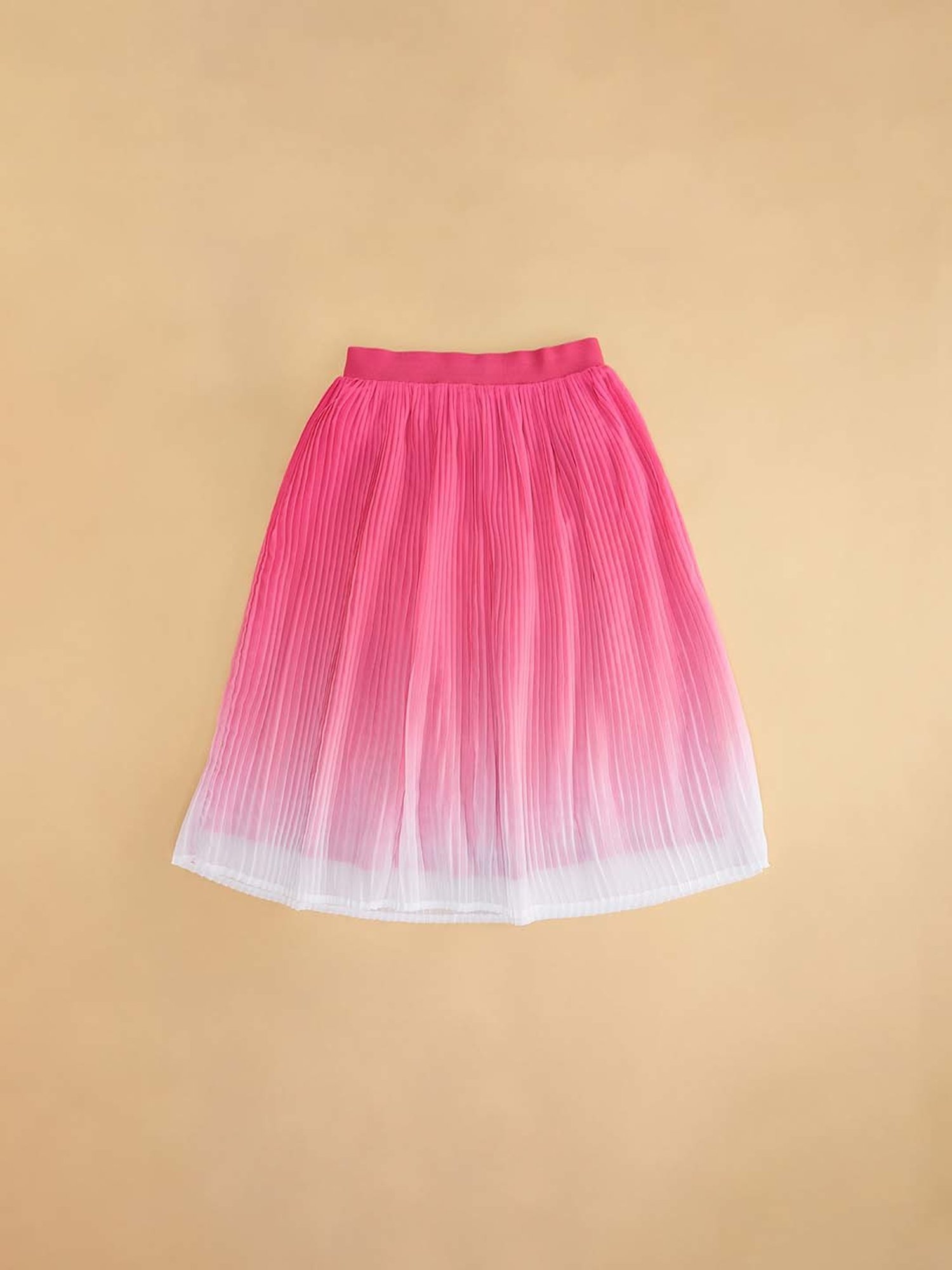 Pantaloons Junior Bubblegum Pink Regular Fit Skirt