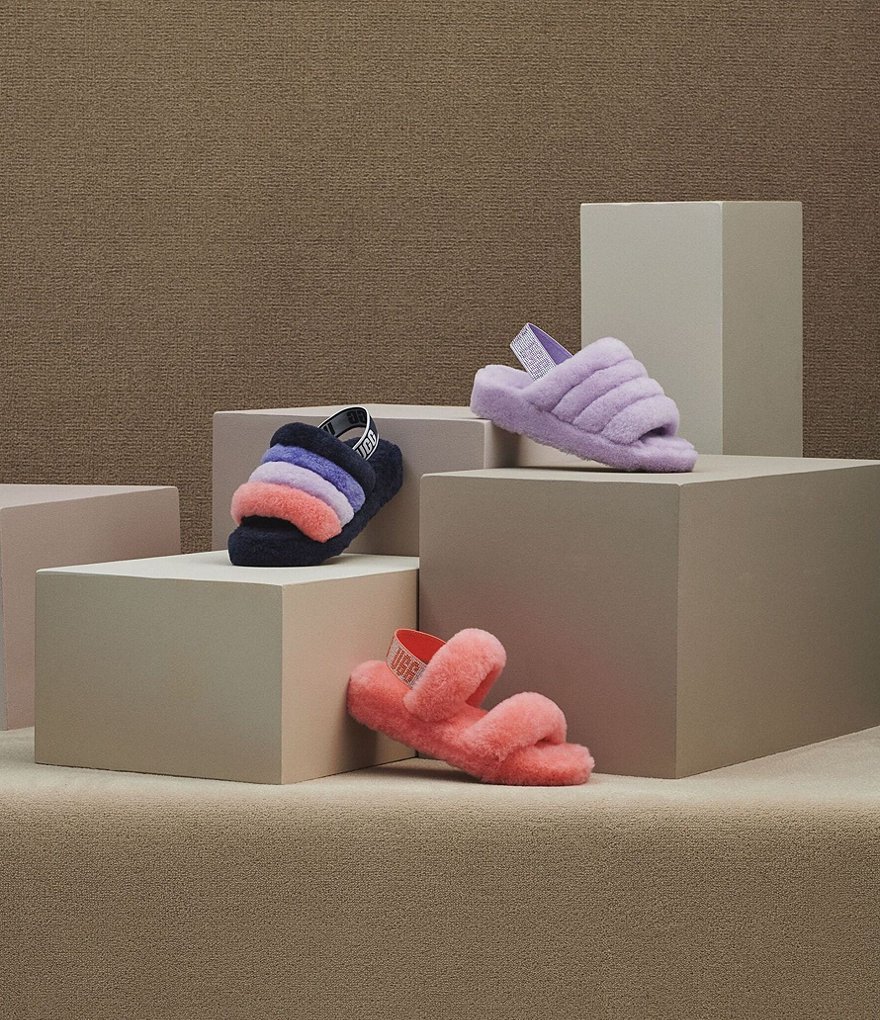 UGG&reg; Oh Yeah Bling Fur Slides