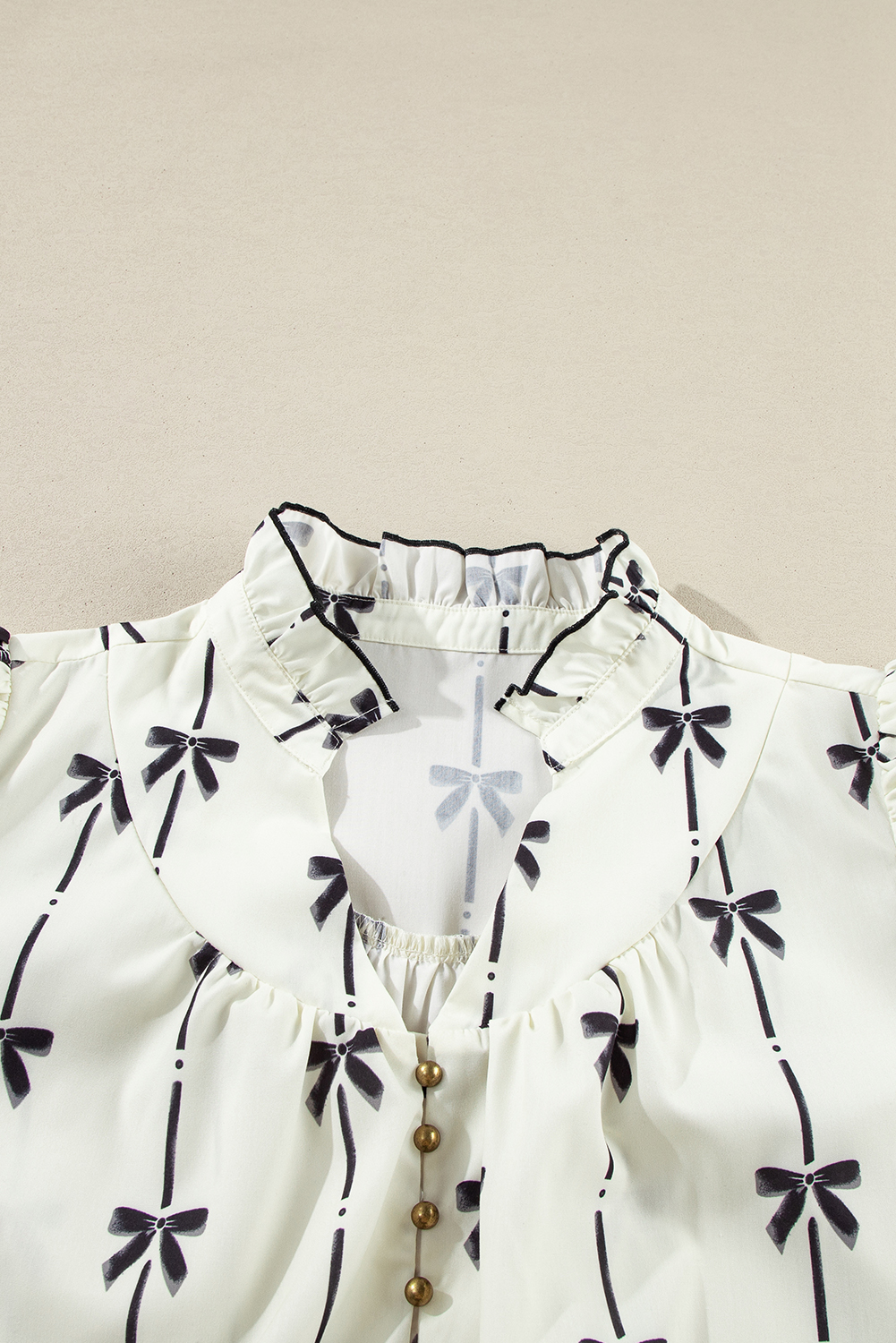 Black Leopard Patchwork Split Neck Ruffle Plus Size Dress