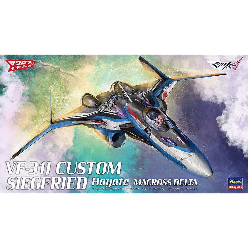 Hasegawa Robotech Macross Delta VF-31J Siegfried Hayate Immelman 1/72 Model Kit