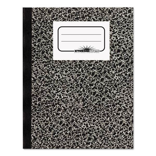 Rediform 43460 National Xtreme White Notebook 80 Sheet -  7.87" x 10" - 1 Each Each - White Paper