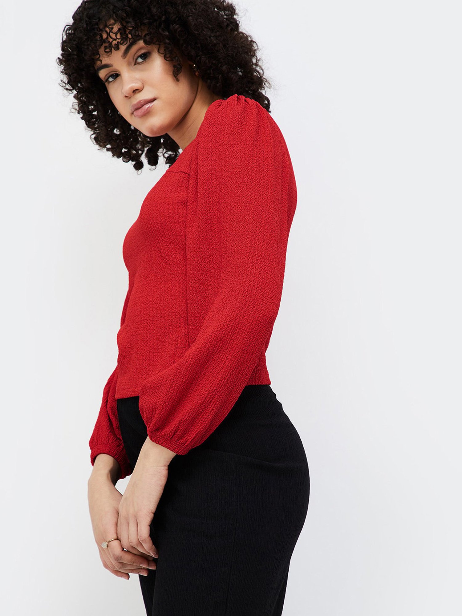 Ginger by Lifestyle Red Regular Fit Top