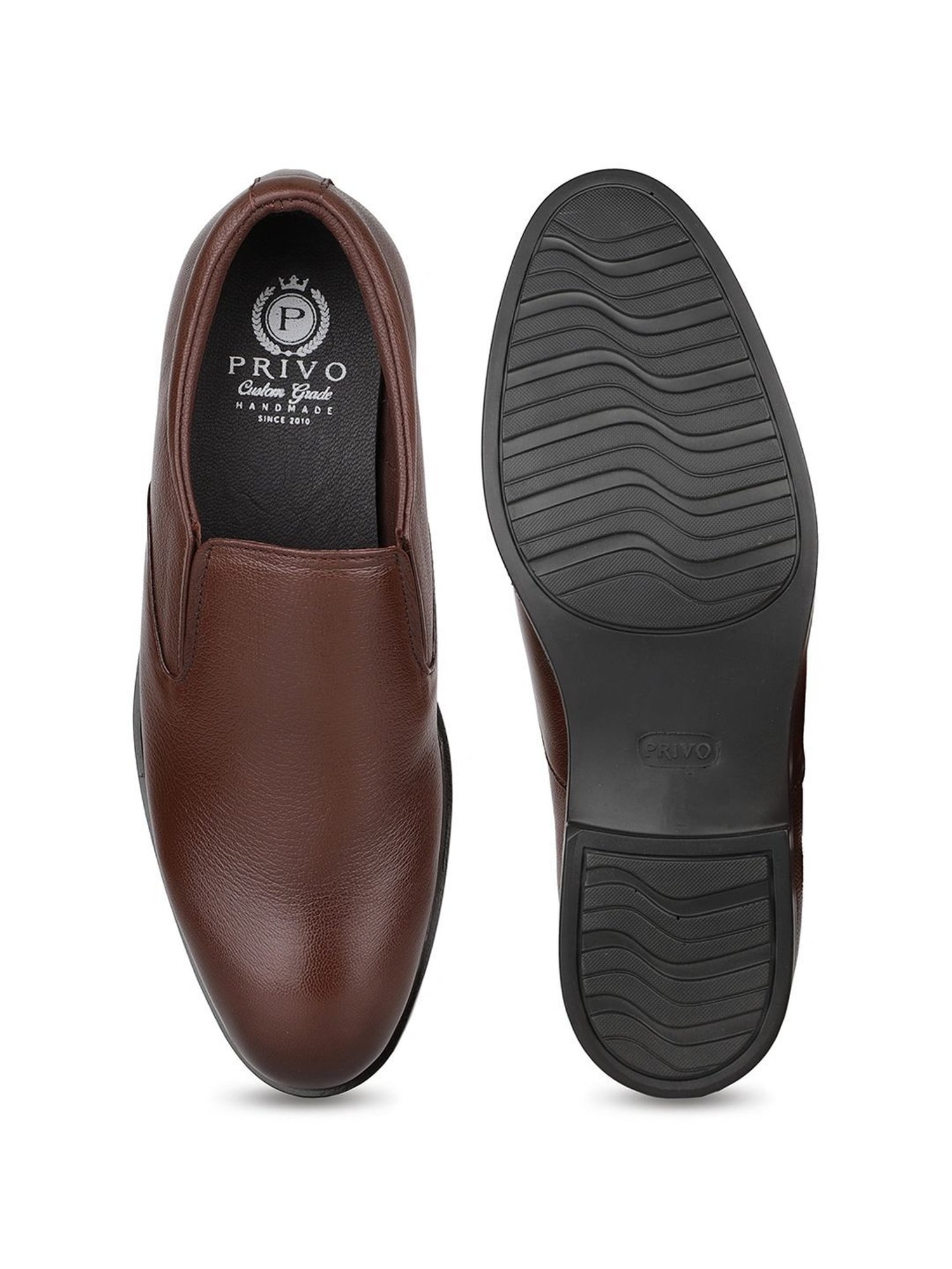 Privo by Inc.5 Men's Cognac Formal Loafers