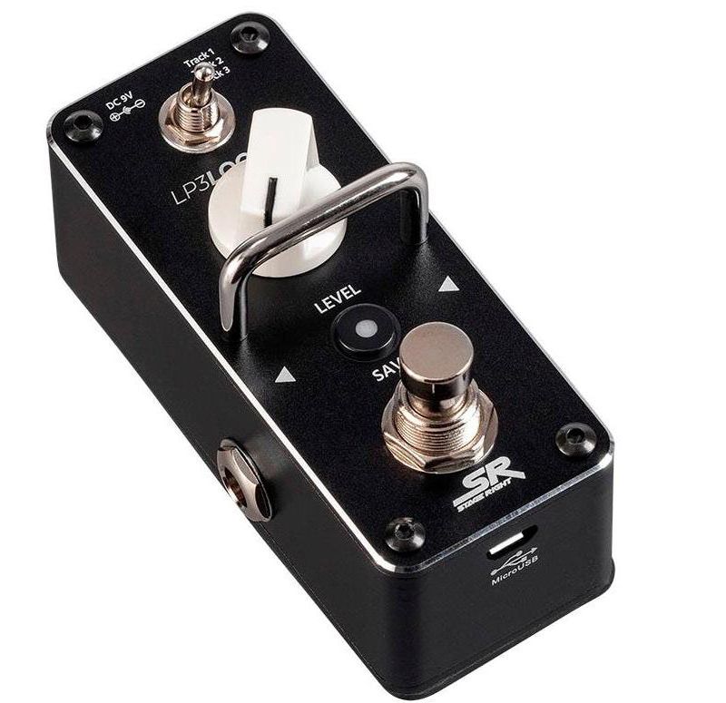 Monoprice LP3 Looper Guitar Pedal - 3 Tracks and 90 Minutes of Recording Time, Unlimited Overdubs, True Bypass Design - Stage Right Series