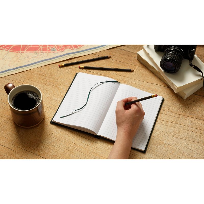 Adventure Lined Journal Black - X & O Paper Goods