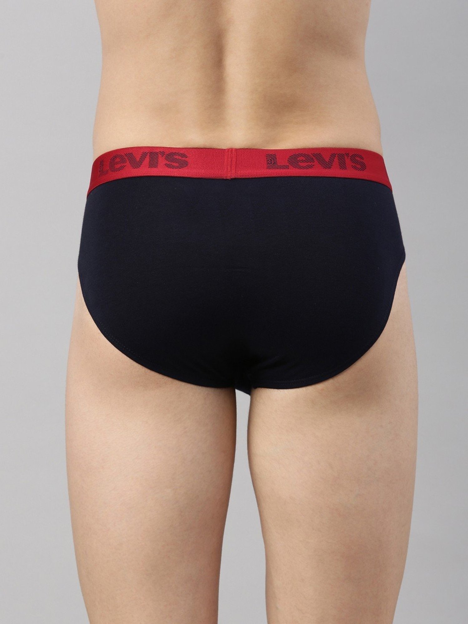 Levi's 066 Jet Black & Navy Blazer Cotton Regular Fit Briefs - Pack Of 2