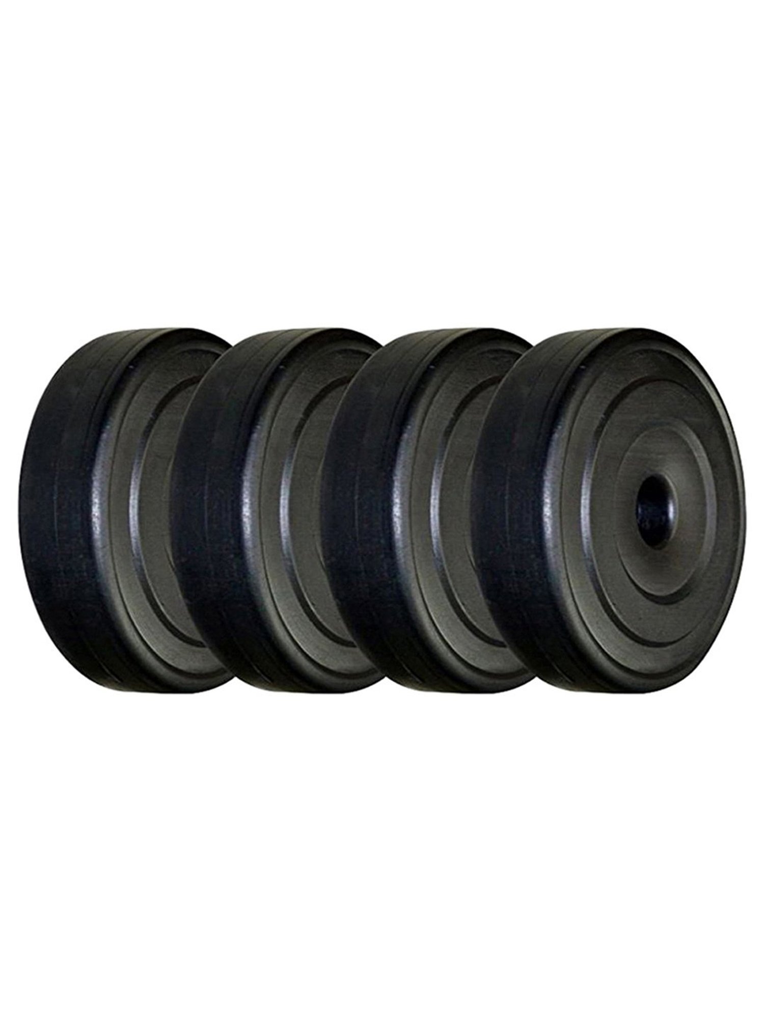 Protoner PVC 18 Kg Adjustable Dumbbell Set (Black)