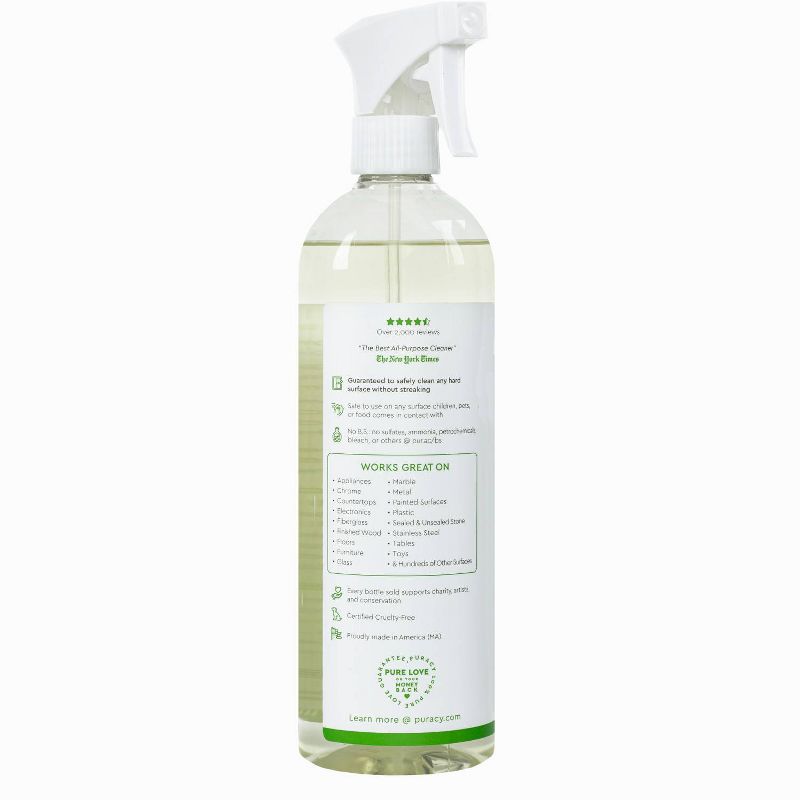Puracy Green Tea & Lime Natural Multi Surface Cleaner - 25 fl oz