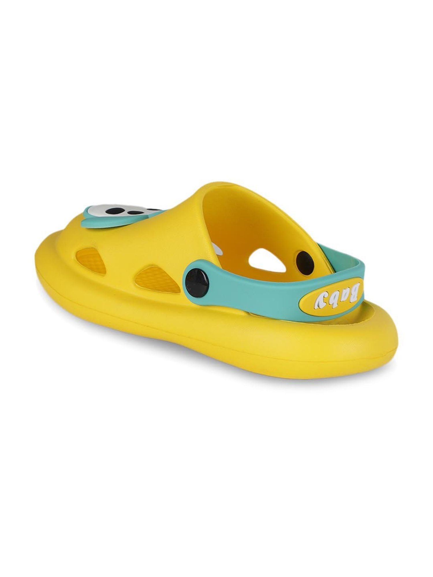 Passion Petals Kids Yellow Sling Back Clogs